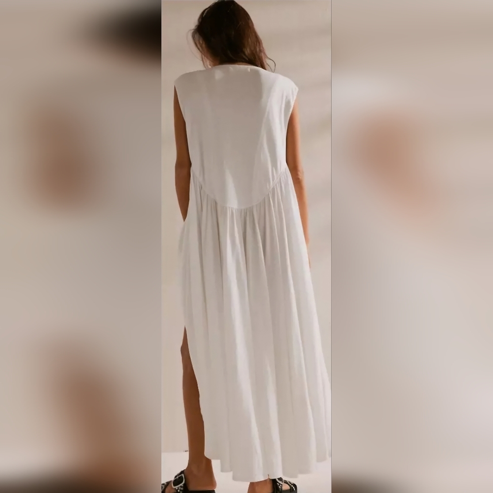 NWT Free People Madelyn Midi in Ivory Size Small - Picture 2 of 4